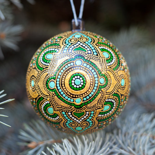 Green Christmas Ornament