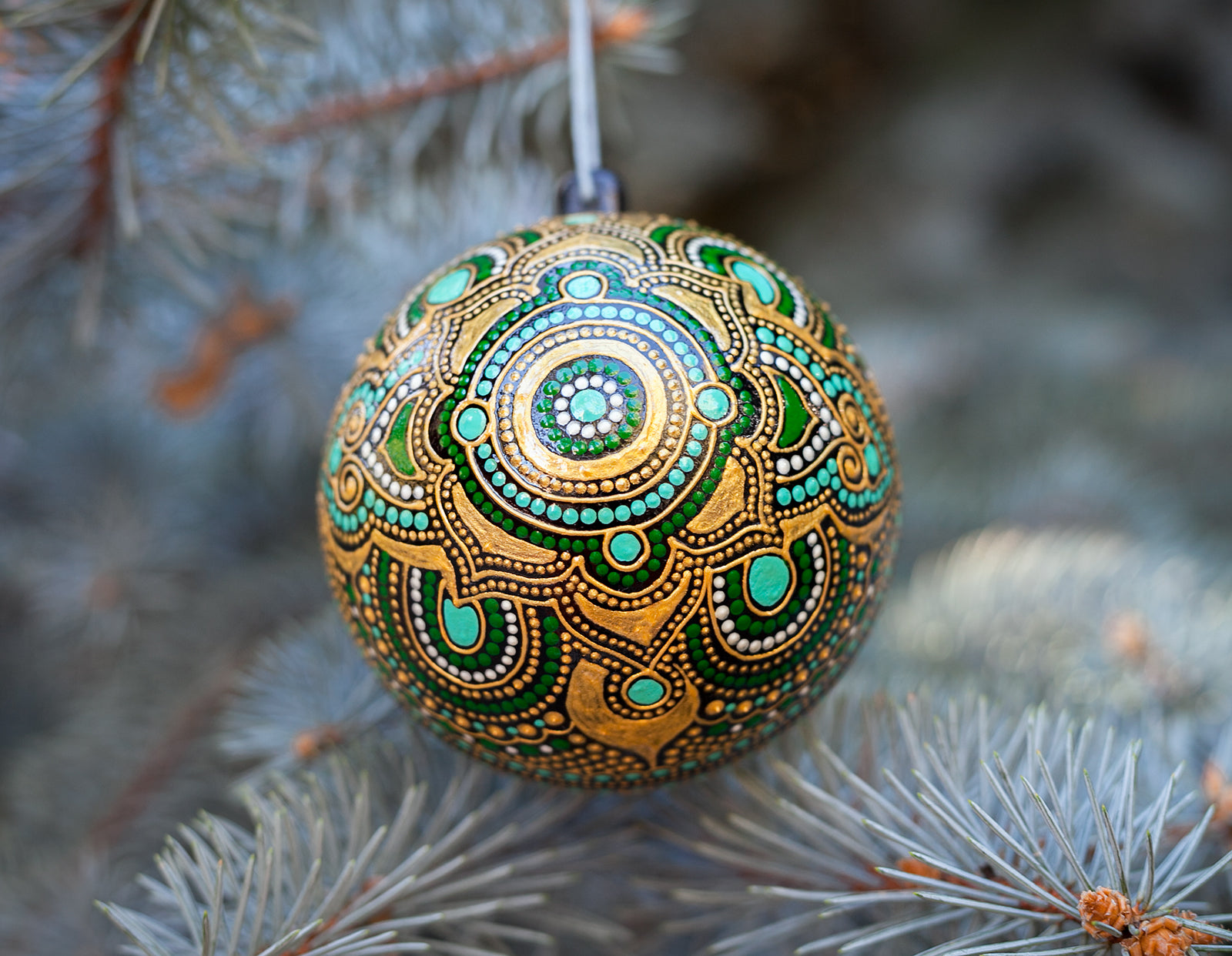 Green Christmas Ornament