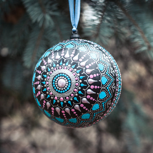 Turquoise Blue Christmas Bauble