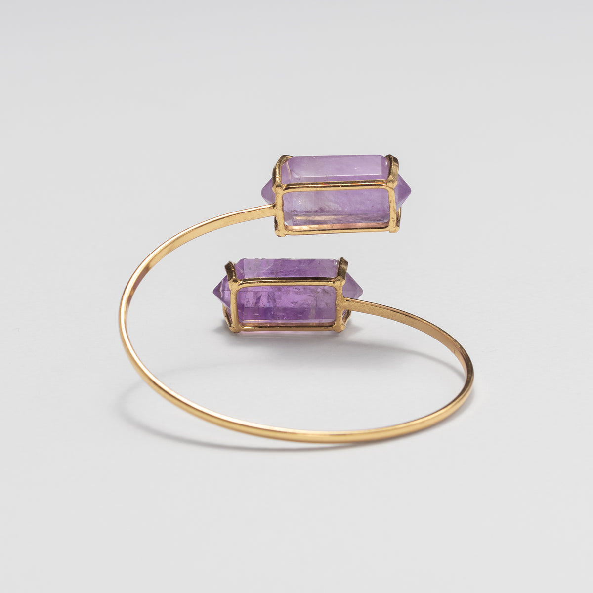 Bracelet double en améthyste