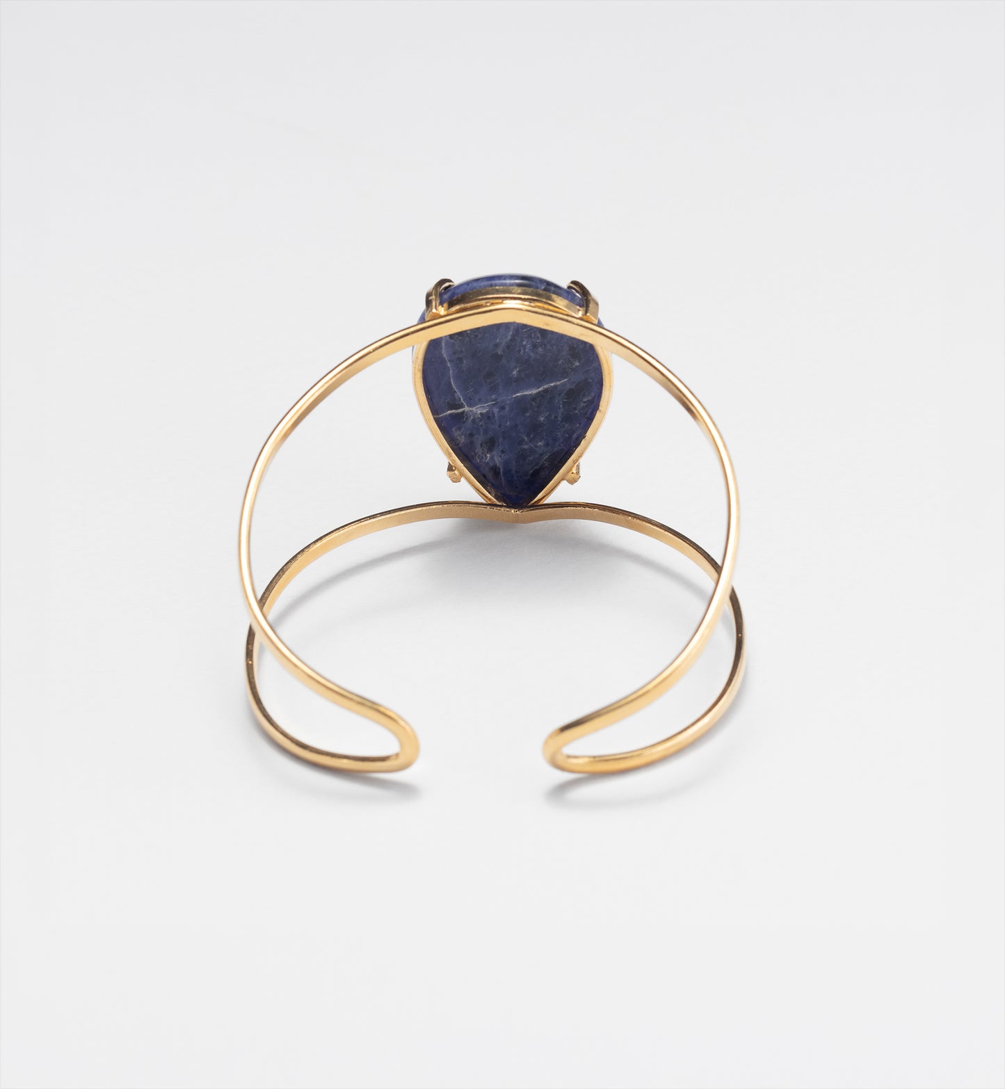 Bracelet en sodalite en forme de goutte