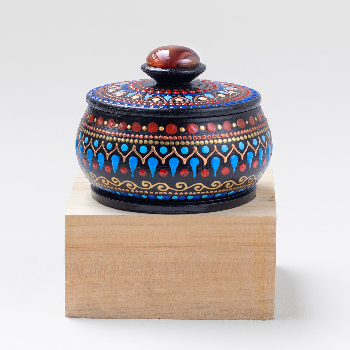 Round Box 'Ocean Sunset'