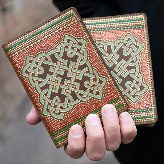 Celtic Knot Passport Cover
