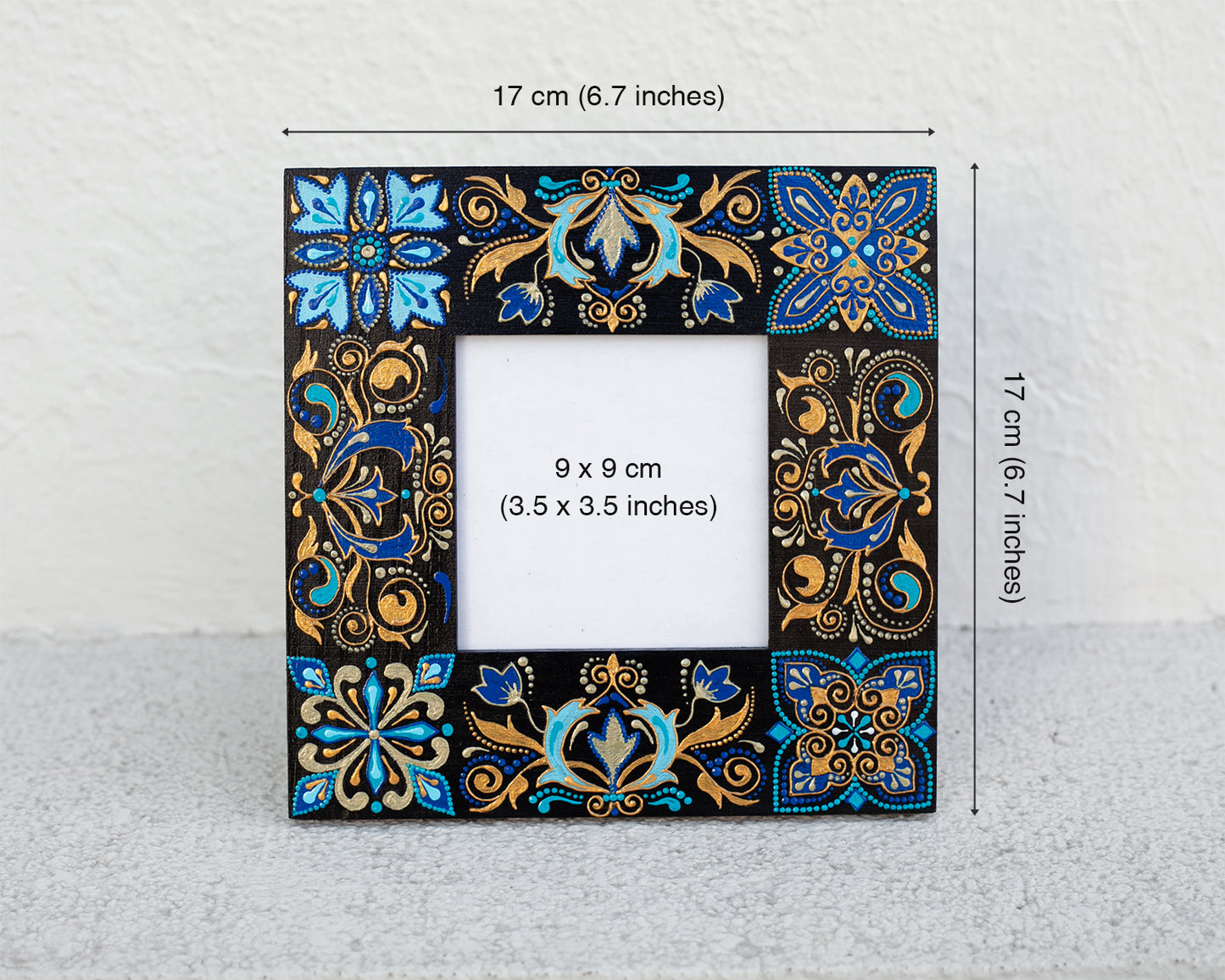 Blue Floral - Photo Frame