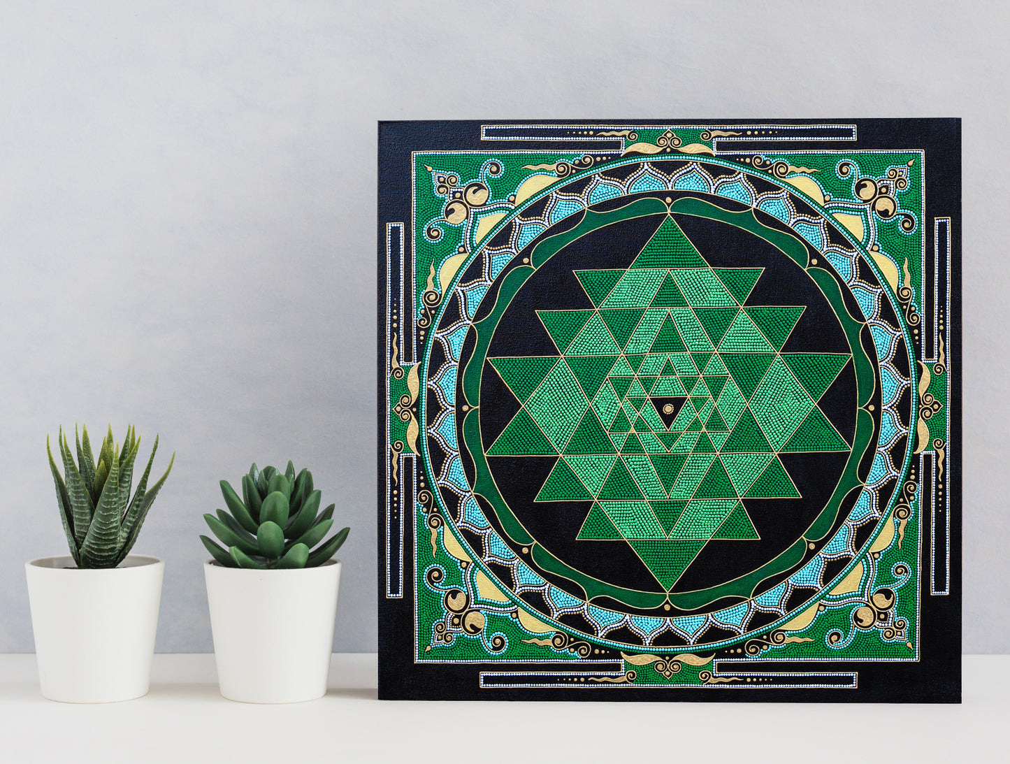 Sri Yantra Green