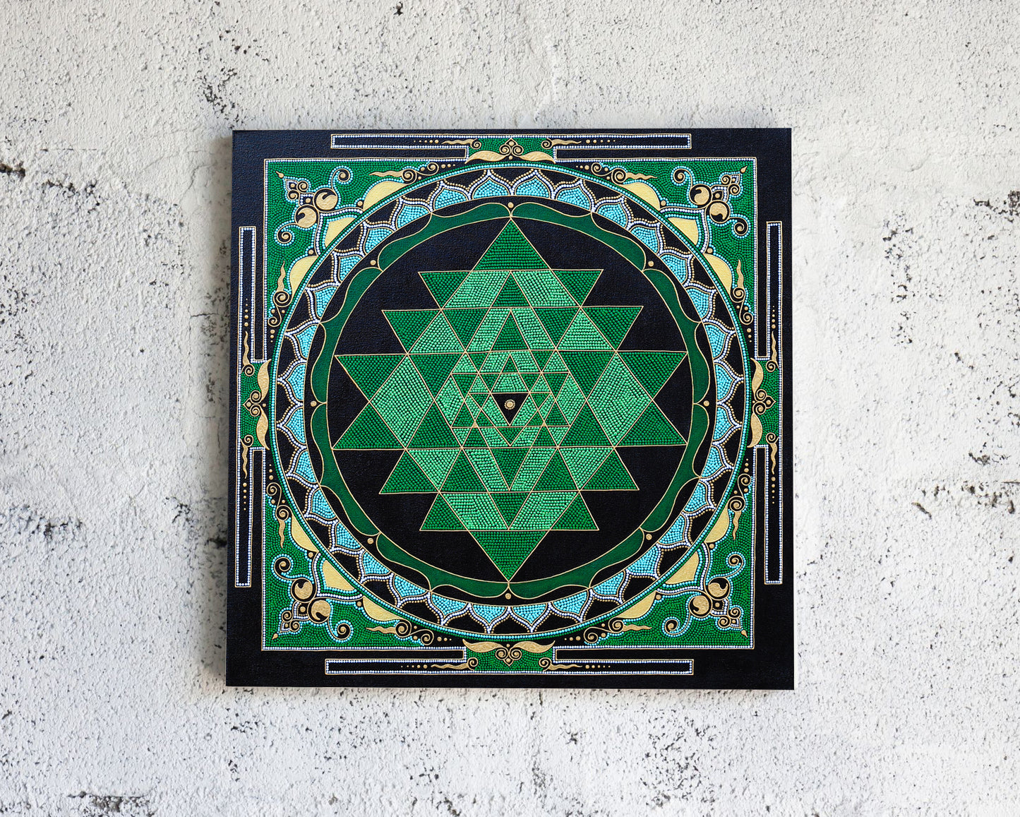 Sri Yantra Green