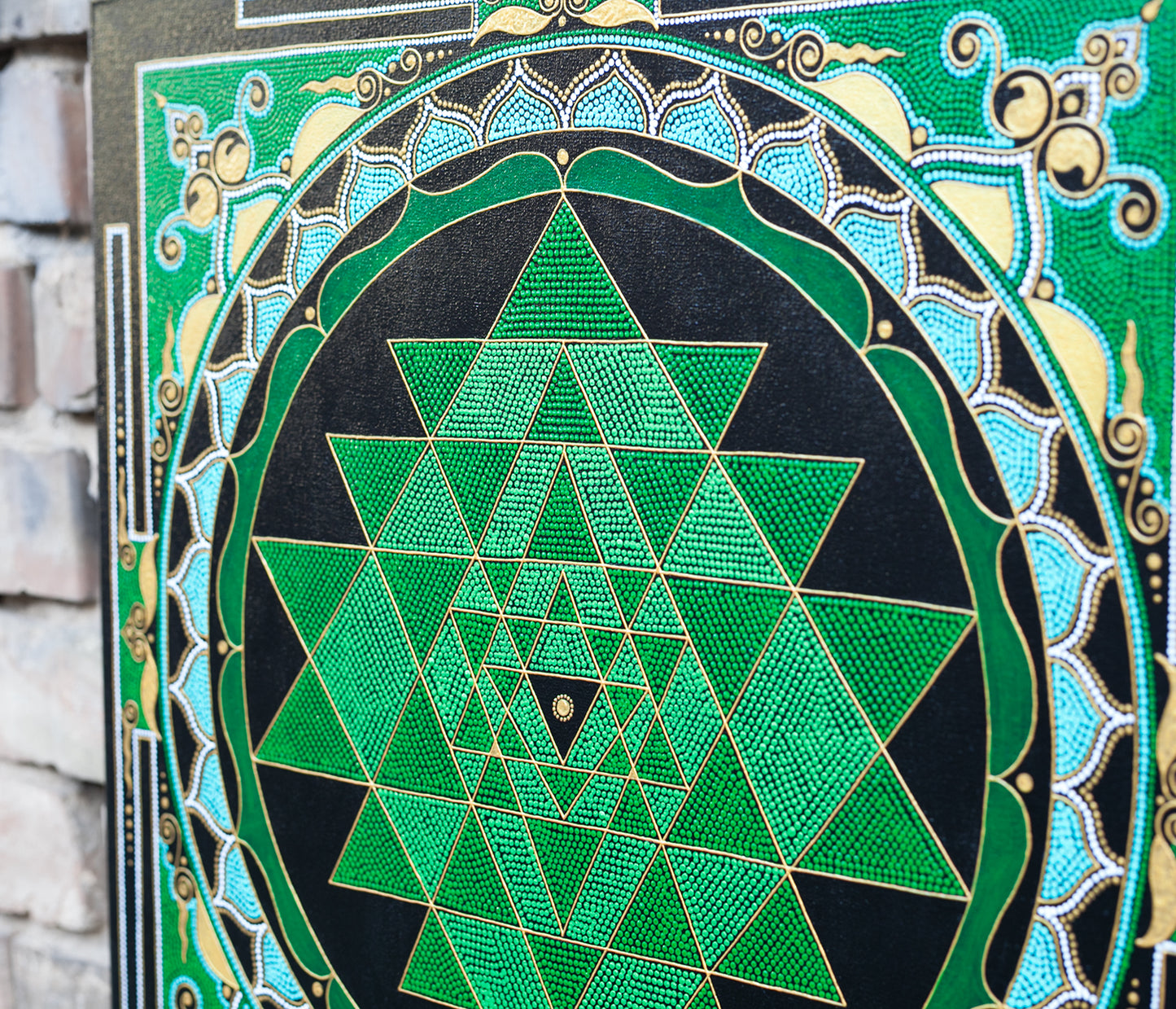 Sri Yantra Green