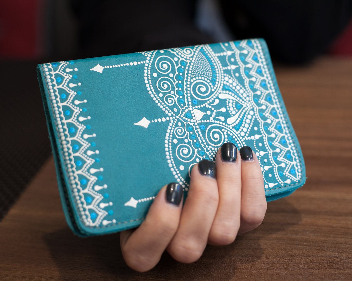 Protège-passeport Boho Blue