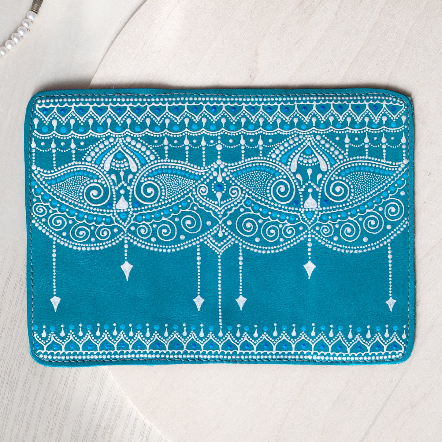 Protège-passeport Boho Blue