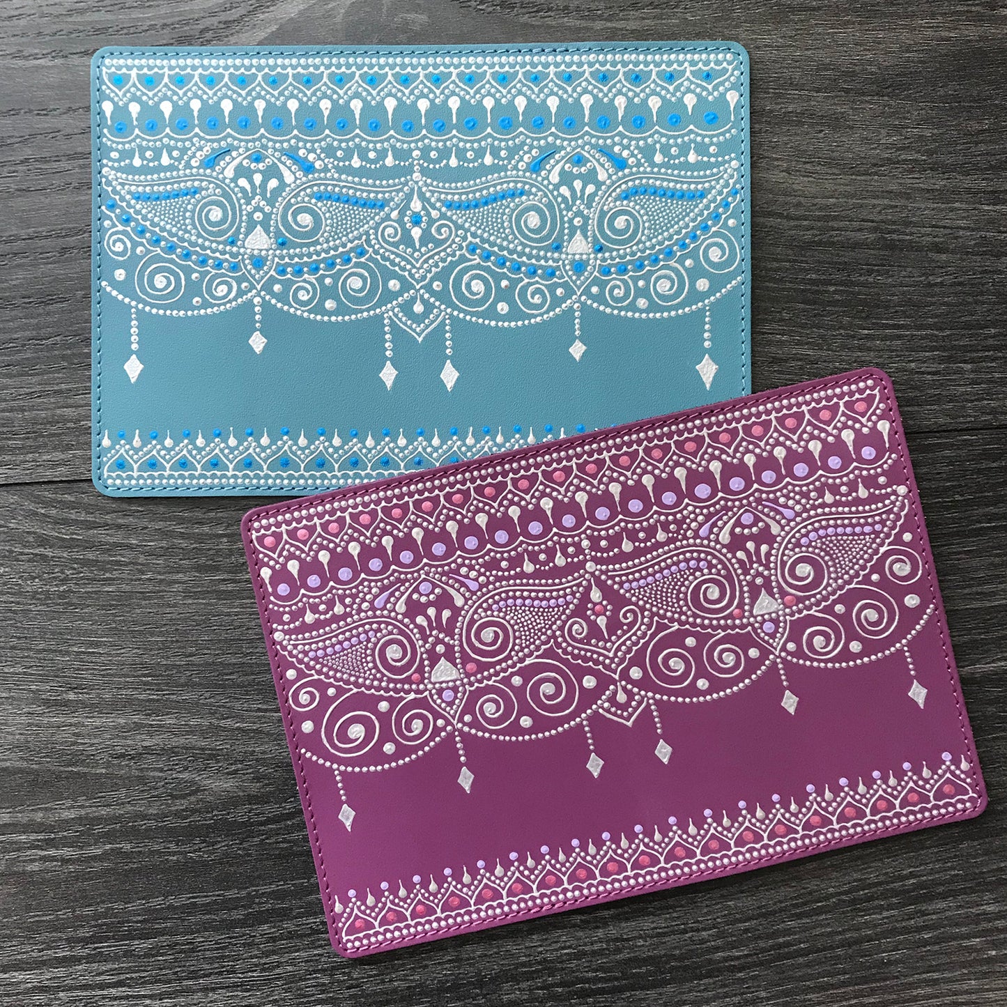 Protège-passeport Boho Purple
