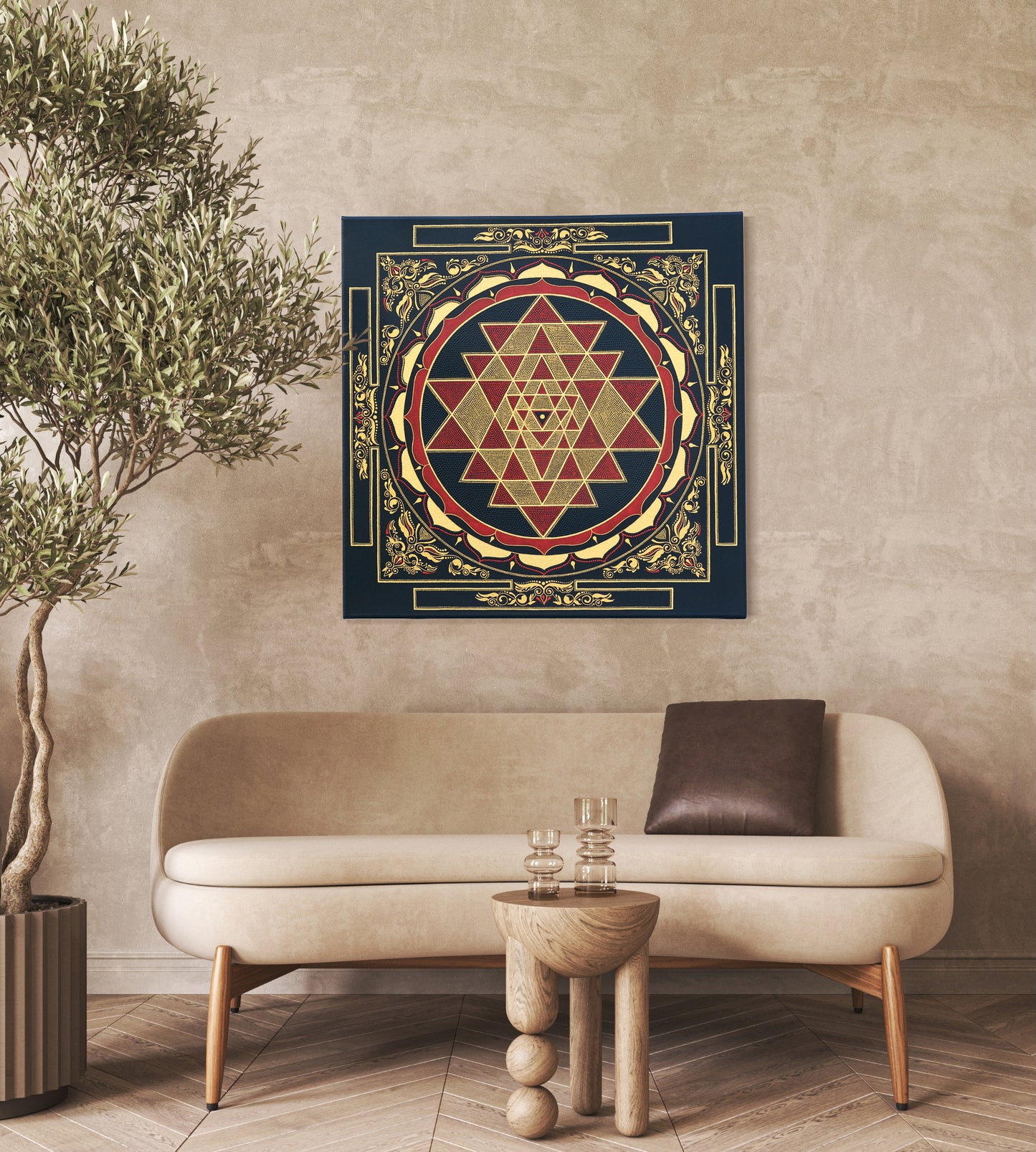 Sri Yantra Red