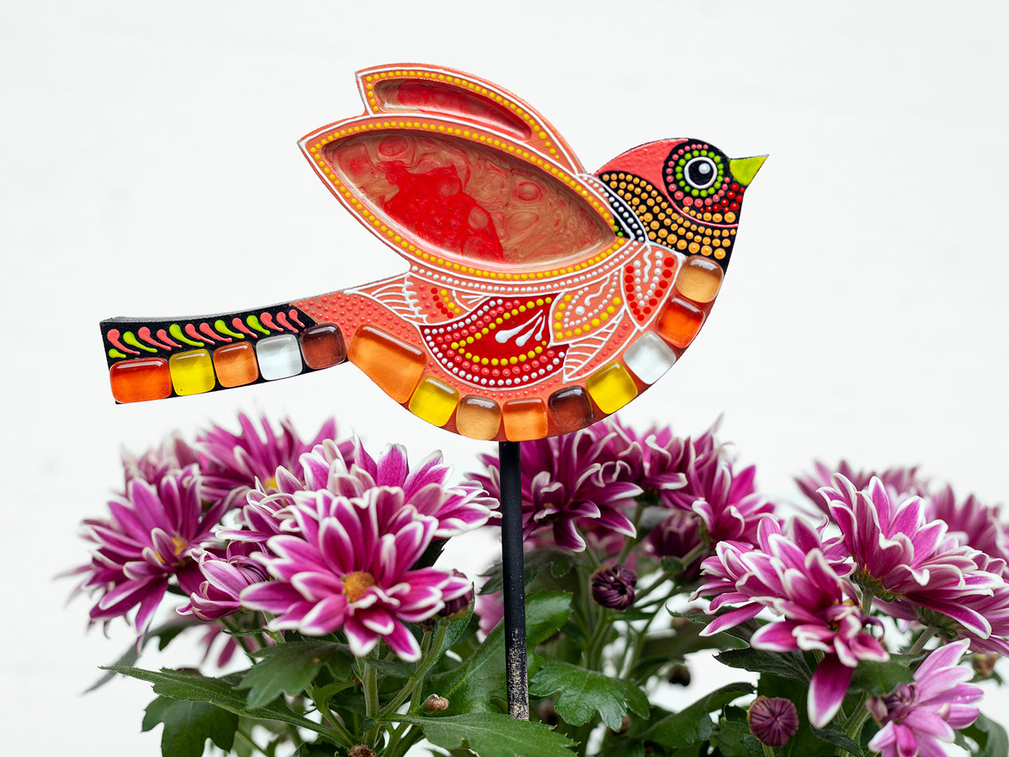 Bird for Garden Decoration - Orange