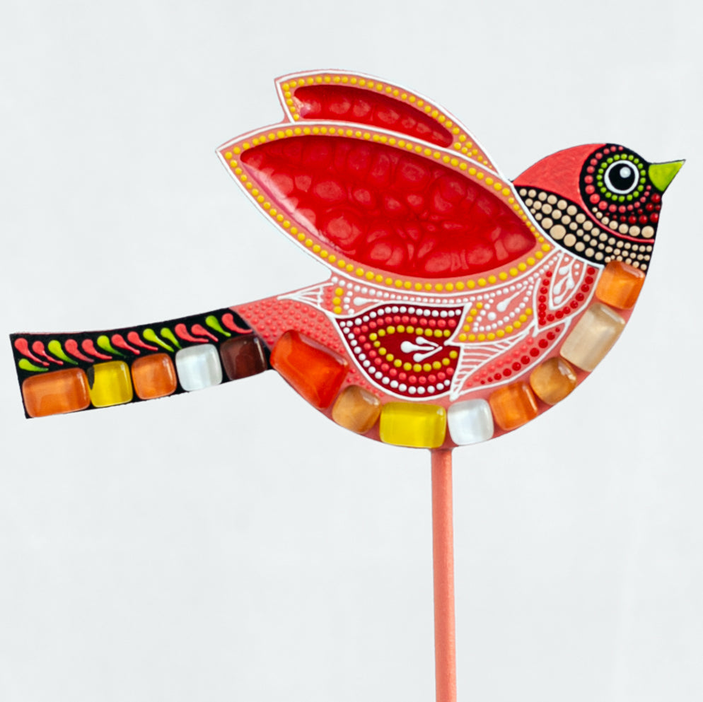 Bird for Garden Decoration - Orange