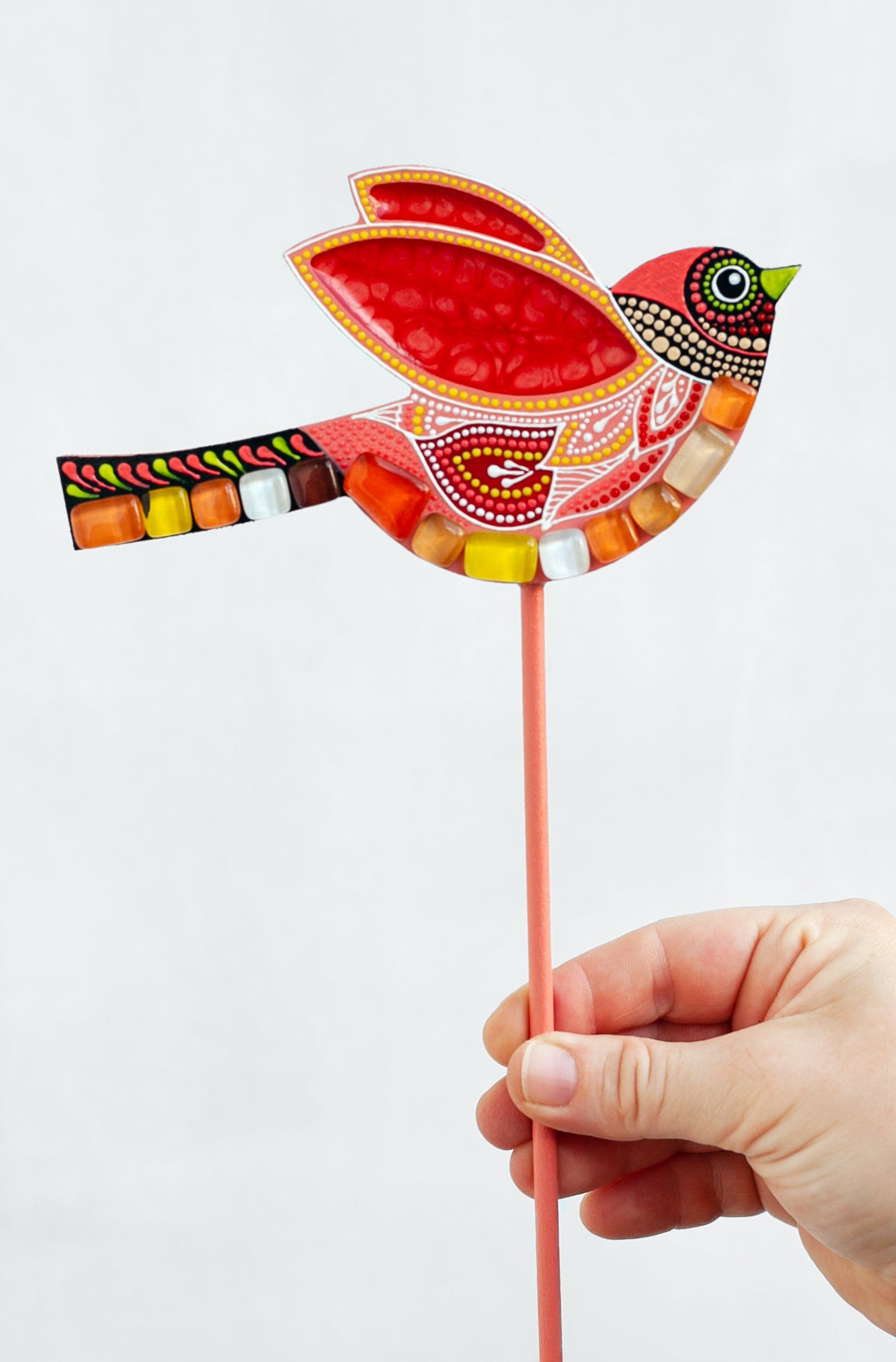 Bird for Garden Decoration - Orange