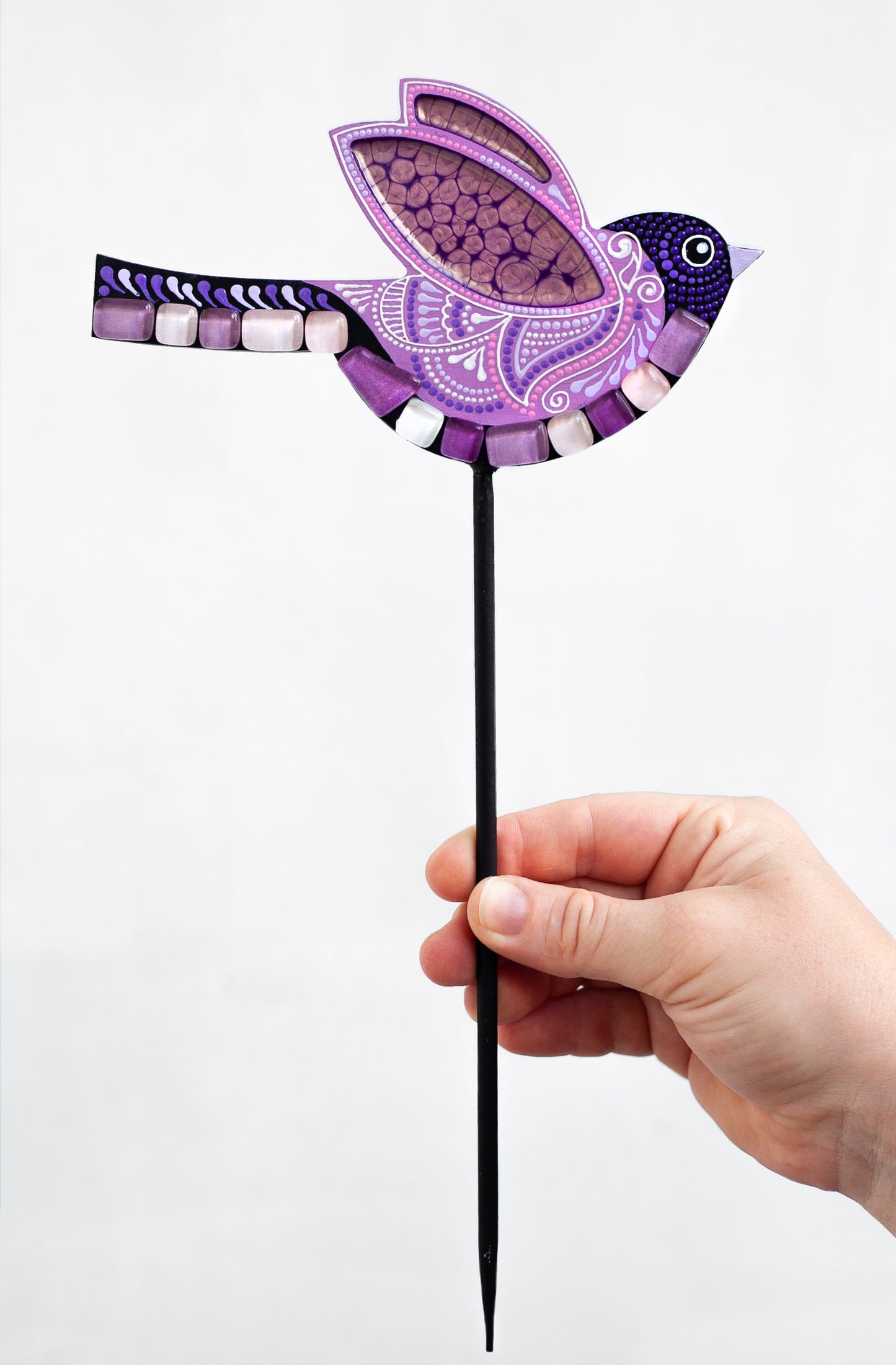 Bird for Garden Decoration - Purple