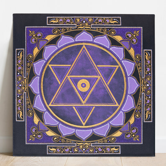 Shiva Yantra Purple