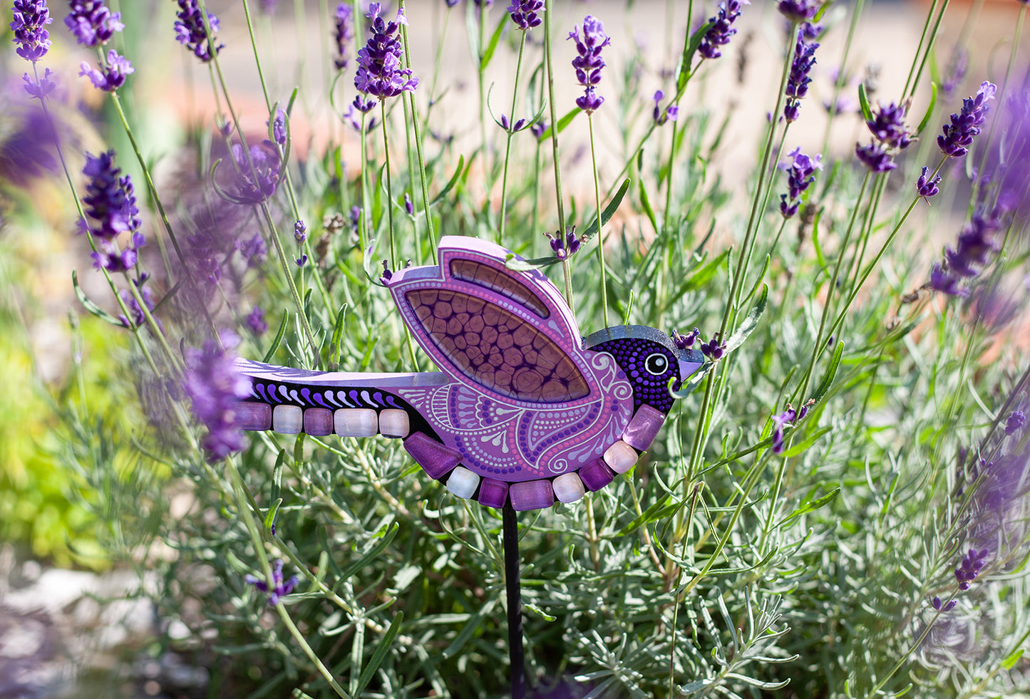 Bird for Garden Decoration - Purple