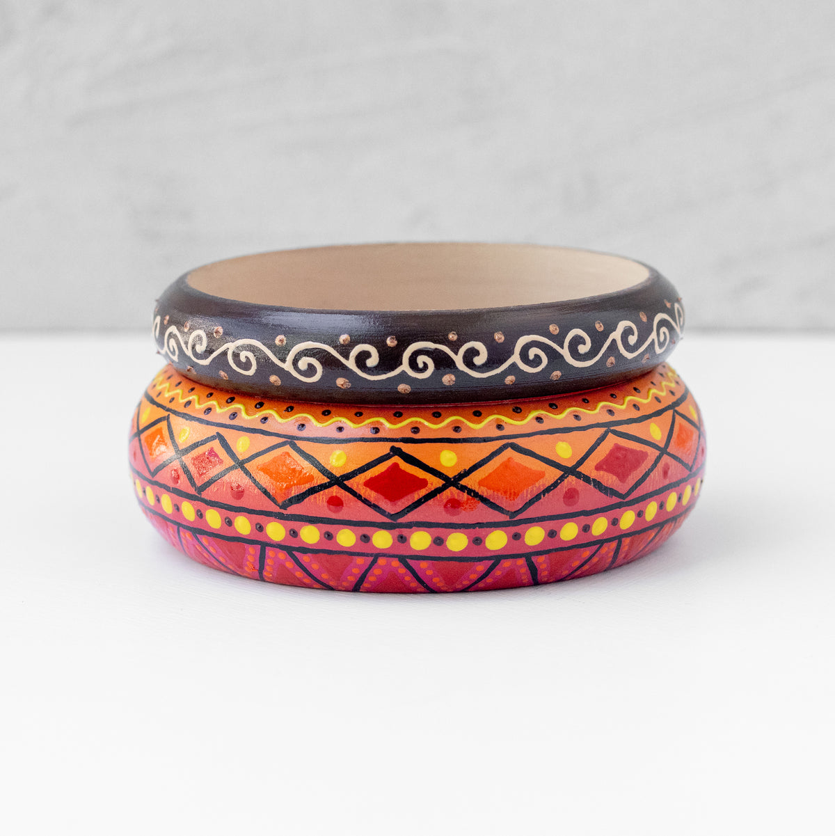 Bracelets joncs en bois 'Soleil d’Afrique'