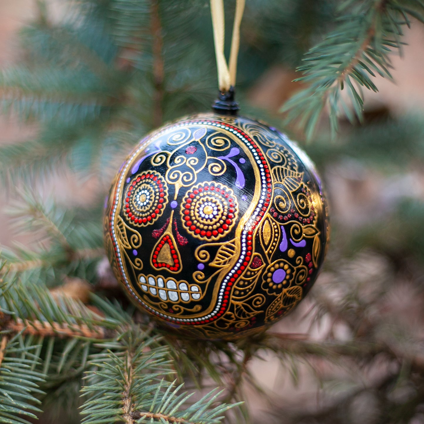 Sugar Skull Bauble