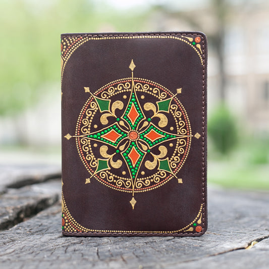 Compass Rose Passport Cover