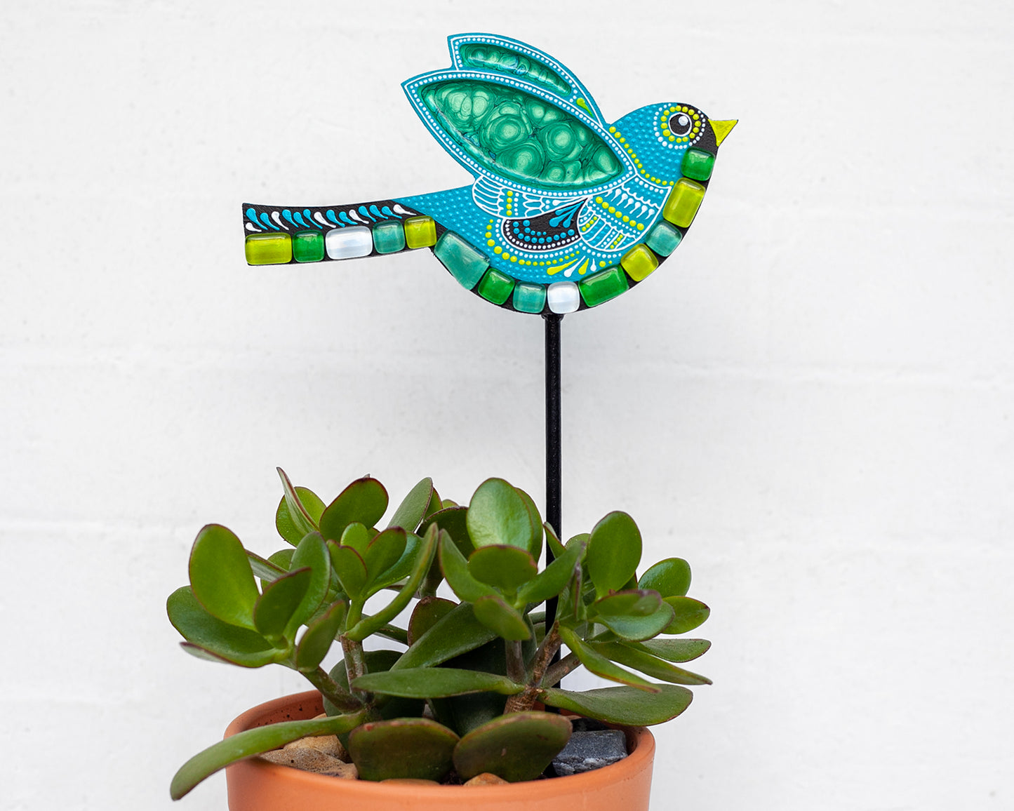 Bird for Garden Decoration - Turquoise