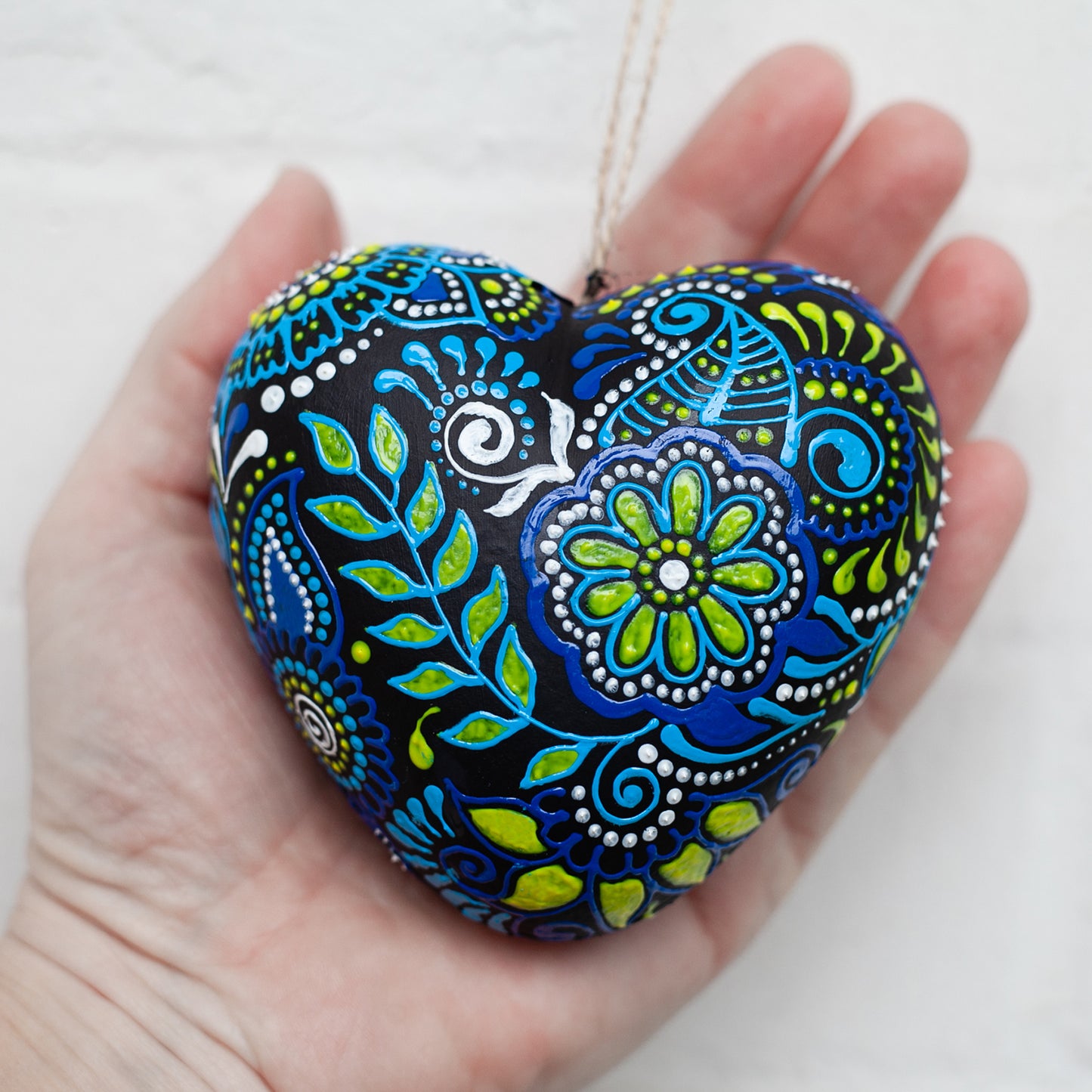 Ukrainian Heart Ornament