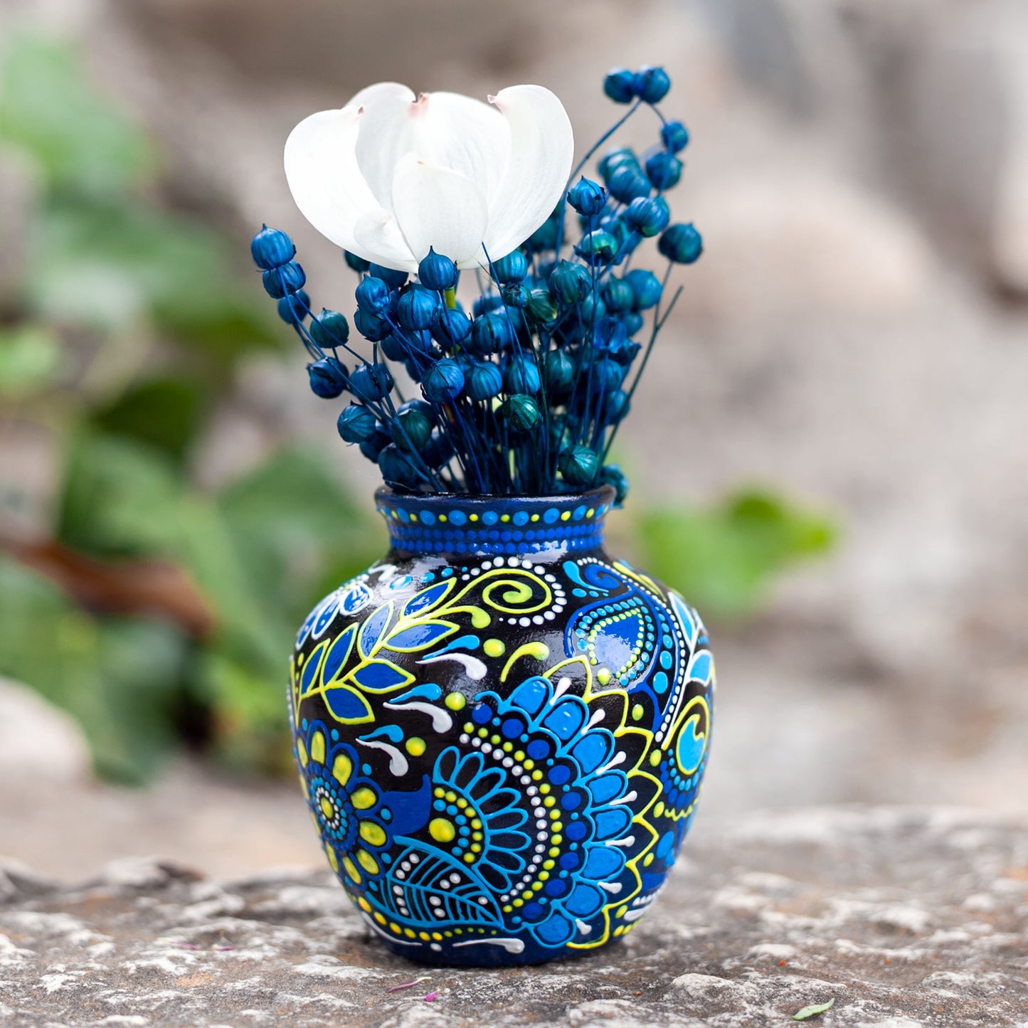 Ukrainian Flowers Vase