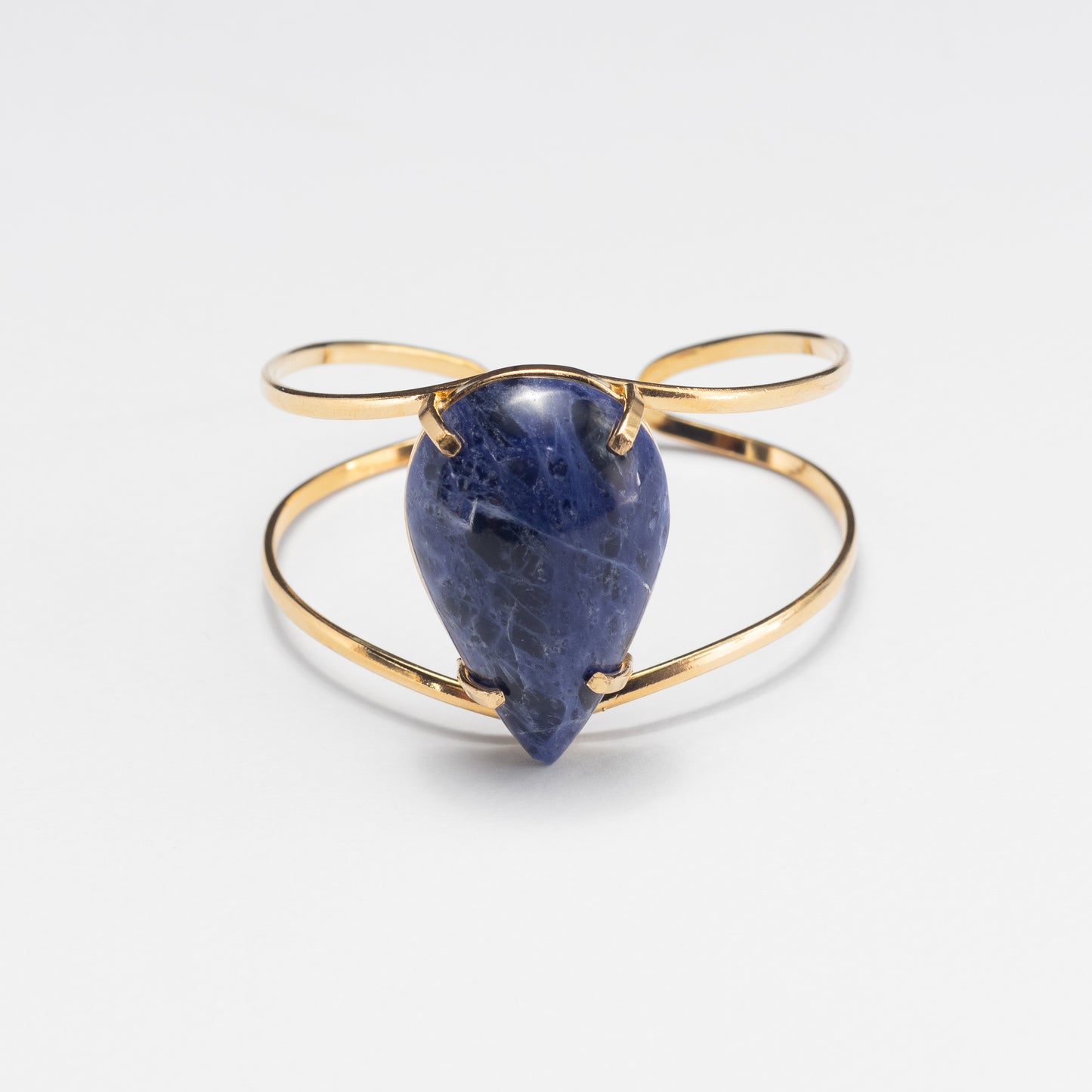 Bracelet en sodalite en forme de goutte