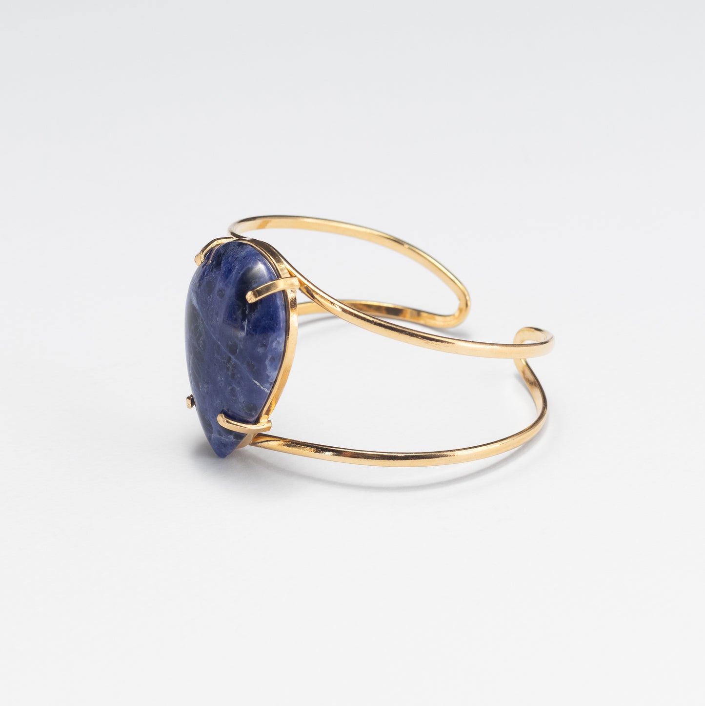 Bracelet en sodalite en forme de goutte
