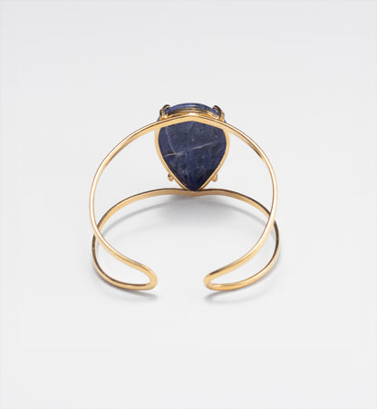 Bracelet en sodalite en forme de goutte