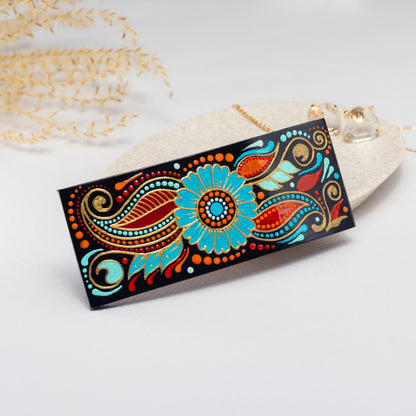 Barrette à cheveux 'Jardin du soleil'