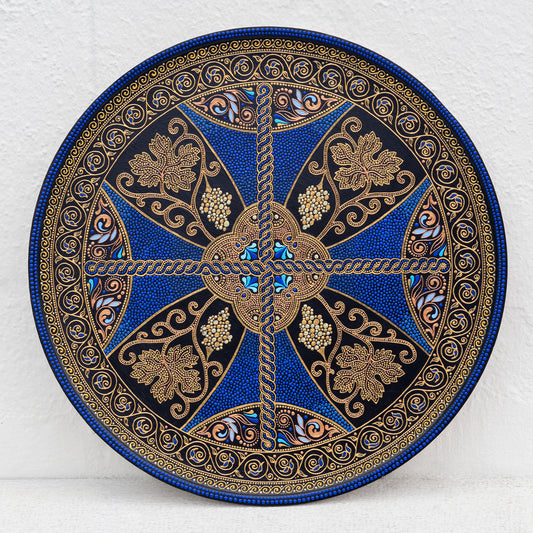 'Bolnisi Cross' Round Tray