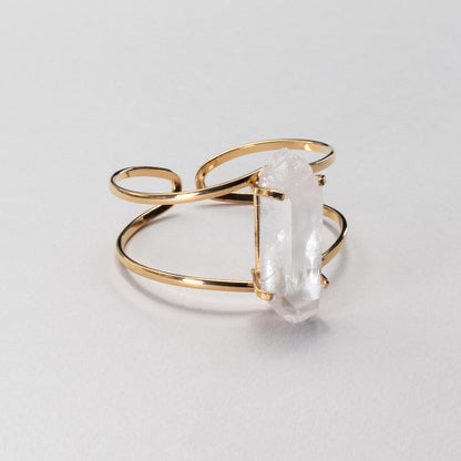 Bracelet en Quartz lémurien avec pointe