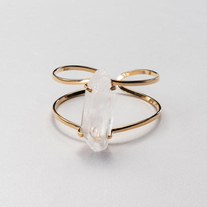 Bracelet en Quartz lémurien avec pointe