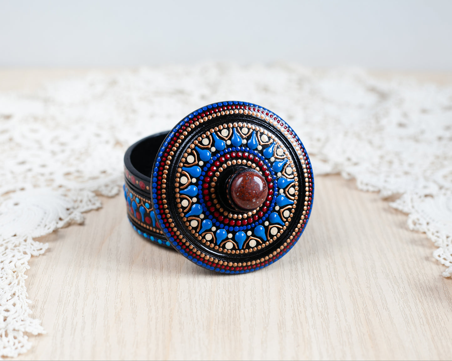 Round Box 'Ocean Sunset'