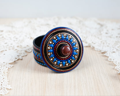 Round Box 'Ocean Sunset'