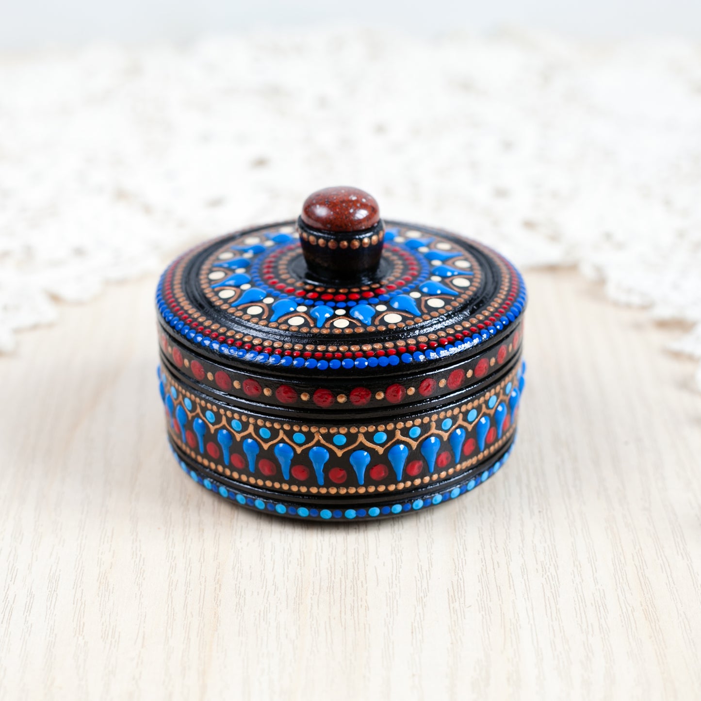 Round Box 'Ocean Sunset'