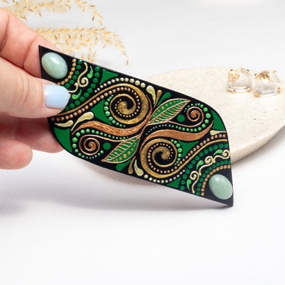Barrette à cheveux 'Azurée'