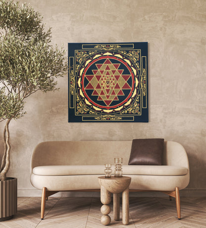 Sri Yantra Red