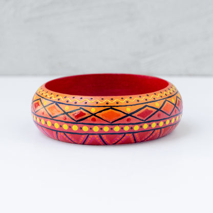 Bracelets joncs en bois 'Soleil d’Afrique'