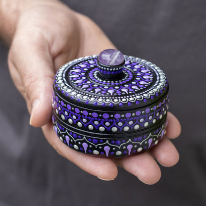 Boîte ronde 'Coral Reef'