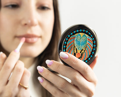 Miroir compact 'Jardin du soleil'
