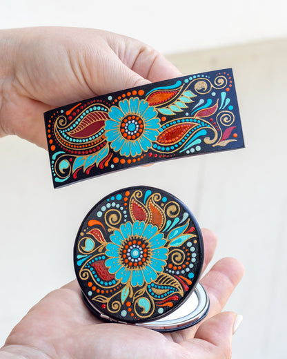 Barrette à cheveux 'Jardin du soleil'