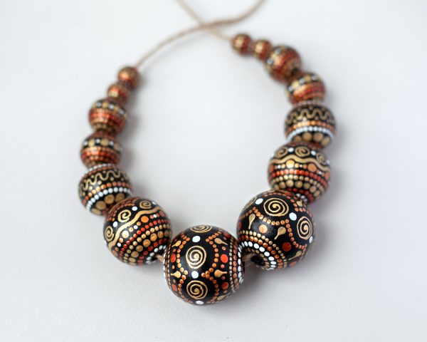 African Round Beads Set