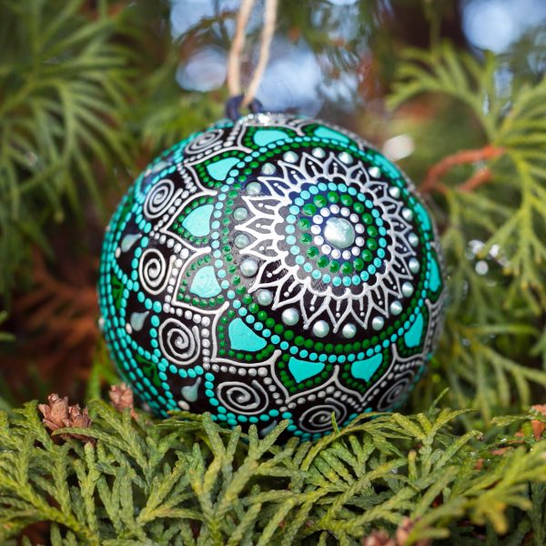 Aquamarine Christmas Ornaments